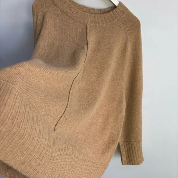 NWT Anthropologie The Chandler Cashmere Crew-Neck Relaxed Pullover Sweater XL - Picture 9 of 16